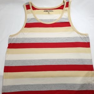 Decibel Men's Summer Red Yellow Tank Top Size XL